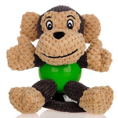 Pet Plush Toy, Durable Rubber Chew Toy for Dogs