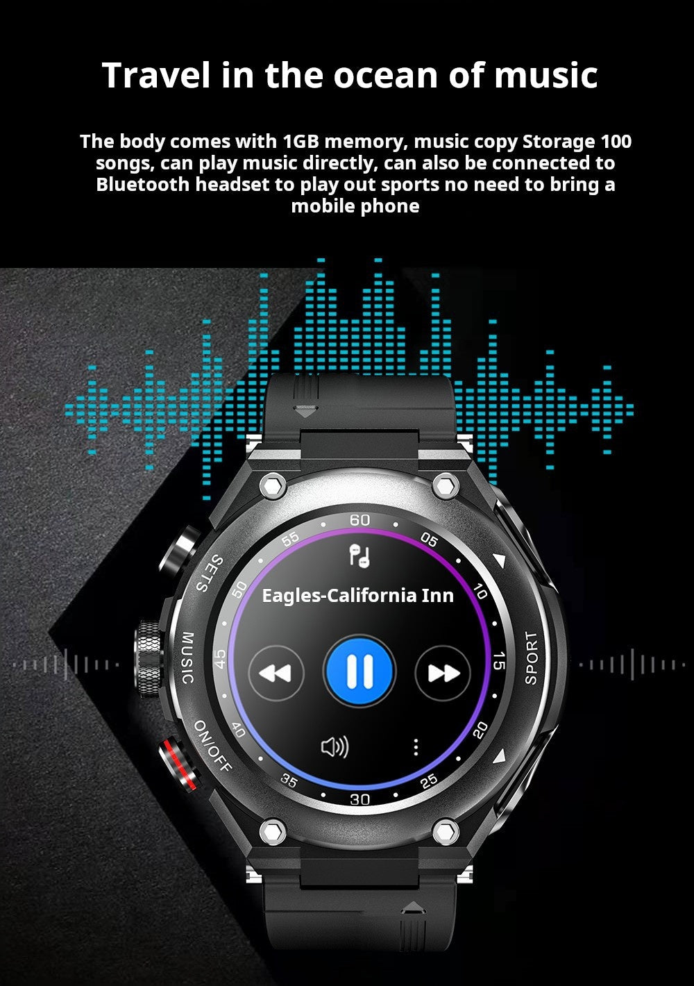 T92 headphones: body temperature, heart rate, blood pressure, blood oxygen, 2-in-1, Bluetooth call, multi-sport mode, music, smart watch